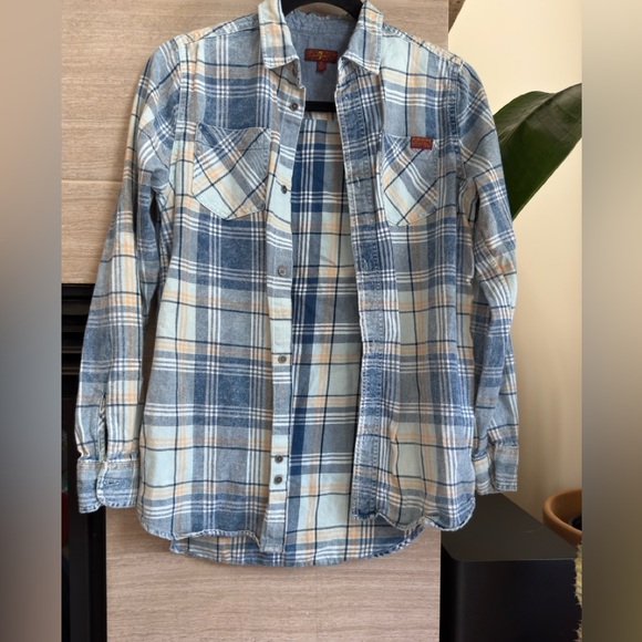 7 For All Mankind Youth Flannel - Picture 1 of 4
